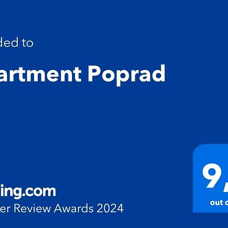 Apartment Poprad Exterior foto